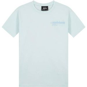 Malelions T-shirt Worldwide met logo blauw