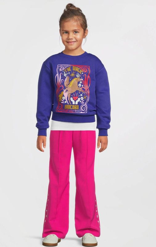 Orange Stars - Celina - Wide Leg Broek - Roze