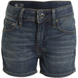 G-STAR 3301 skinny shorts denim short sun faded indigo