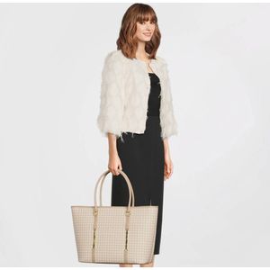 NIKKIE shopper met logoprint Alvin beige