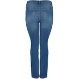 YOEK - High Waist Straight Leg Jeans - Lichtblauw