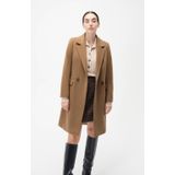 Caroll wollen manteljas camel