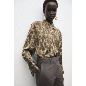 Mango - Blouse - Bruin
