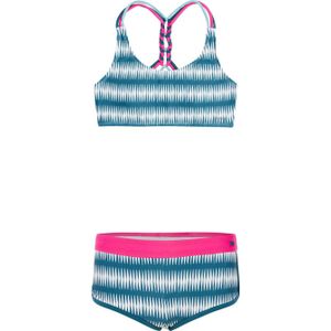Protest crop bikini PRTZUKA JR blauw/wit/roze