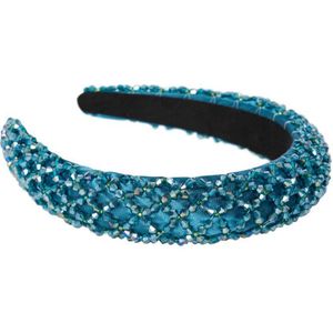 PIECES haarband met glitters PCJOANITA blauw