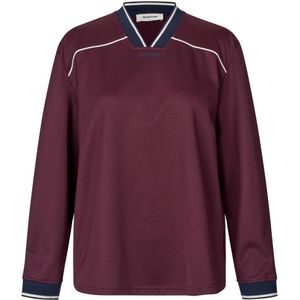 Modström top donkerrood