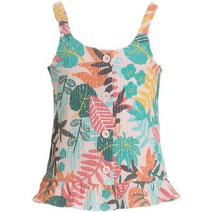 anytime crinkle top met all over print multi