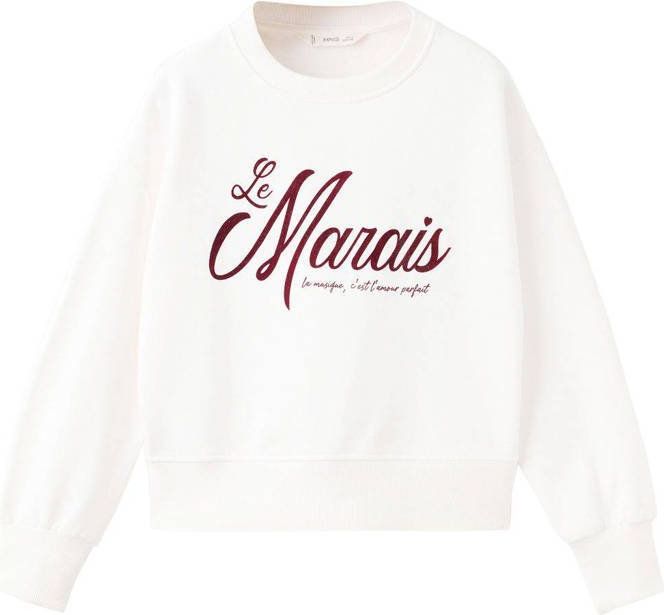 Mango Kids sweater ecru