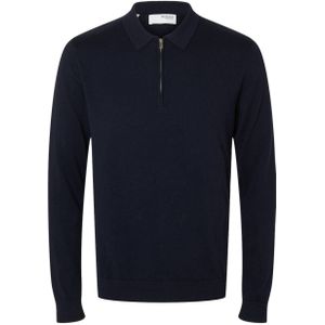 SELECTED HOMME sweater SLHBERG donkerblauw