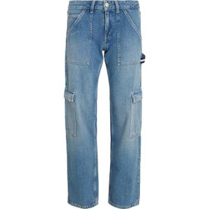 Tommy Jeans cargo jeans light blue denim