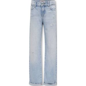 ONLY - KIDS ONLY GIRL - Wide Leg Jeans - Lichtblauw - 100% Katoen