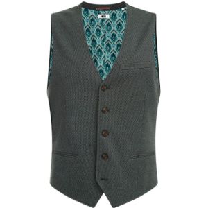 WE Fashion gilet met all over print bright silver