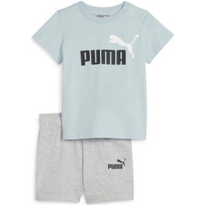 Puma T-shirt + short Minicats mintgroen/grijs