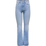 ONLY high waist flared jeans light blue denim