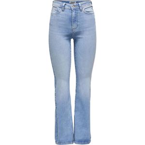 ONLY high waist flared jeans light blue denim