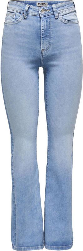 ONLY high waist flared jeans light blue denim