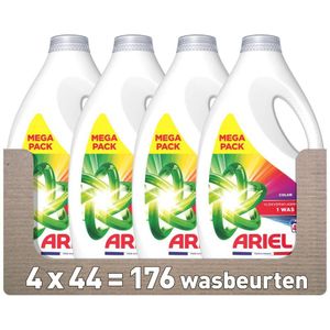 Ariel Vloeibaar Wasmiddel Kleur - 4 x 44 Wasbeurten - 176 wasbeurten