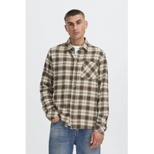 Solid - SDSTEVE - Overhemd - Bruin - Regular Fit - Lange Mouwen