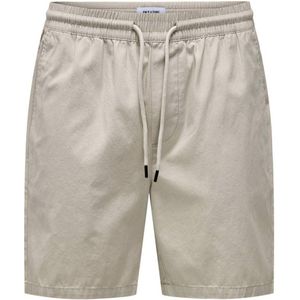 ONLY & SONS regular fit short silver lining