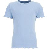 WE Fashion ribgebreid T-shirt nautical blue