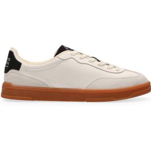 Scotch & Soda Slim leren sneakers wit