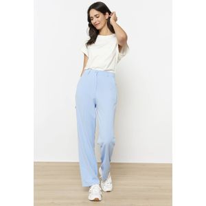 LOLALIZA regular waist pantalon lichtblauw