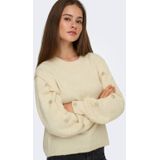 Only - Onlrene Life O-neck Knit - Gebreide Trui - Wit - Dames