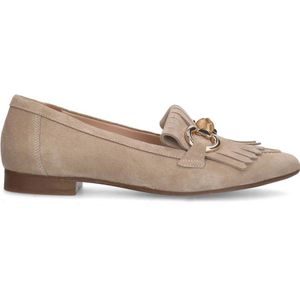 Manfield suède loafers beige