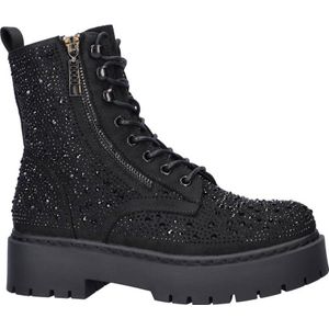 La Strada veterboots met strass zwart