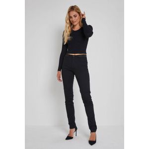 Para Mi high waist skinny broek Celine (Elastic) Heaven Uni zwart