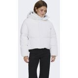 Only - Onldixie Life - Winterjas - Wit - 100% Gerecycled Polyester