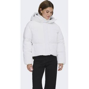 Only - Onldixie Life - Winterjas - Wit - 100% Gerecycled Polyester