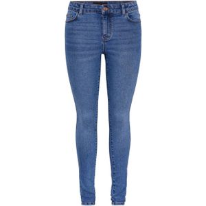 PIECES skinny jeans PCDANA medium blue denim