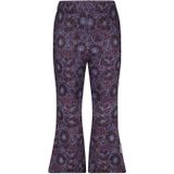 B.Nosy baby high waist flared broek Pamela met all over print paars/lila