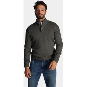 NZA - Groene - Half Button Trui