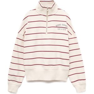 Mango - Kids Sweater - Lange Mouwen - Opstaande Kraag - Korte Rits