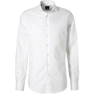 Profuomo slim fit strijkvrij overhemd wit extra lange mouw