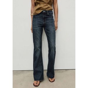 Mango flared jeans dark blue denim