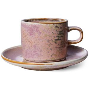 HKliving kop en schotel Chef ceramics (Ø7,8 cm)