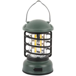 Leitmotiv - Camping Lantern - Tafellamp - Groen - IJzer
