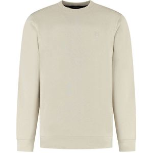 Vänner sweater met backprint beige