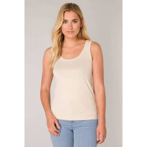 Base Level basic tricot singlet Yippie beige