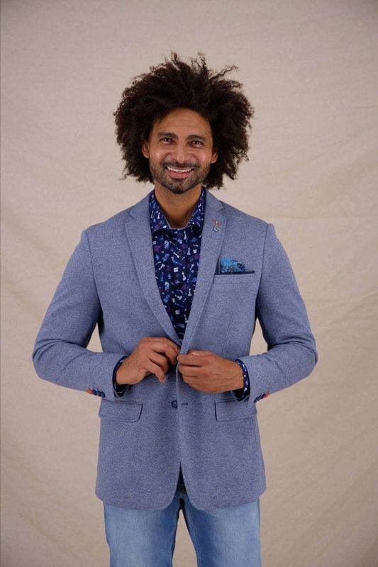 A Fish Named Fred - Colbert Pique Jeans - Blauw