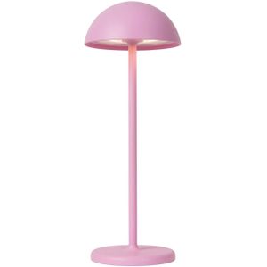 Lucide Joy oplaadbare tafellamp roze 32cm