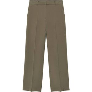 Mango straight fit broek groen