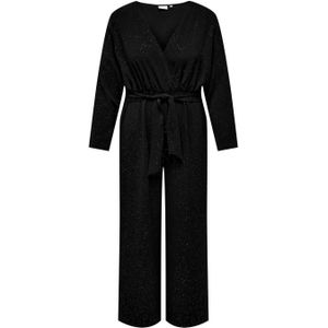 ONLY CARMAKOMA jumpsuit CARJOSEE van gerecycled polyester zwart