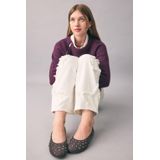 MANGO TEEN - Low Waist Wide Leg Jeans - Wit