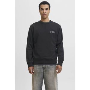 Jack & Jones - Jjedetroit - Trui - Zwart - Crew Neck