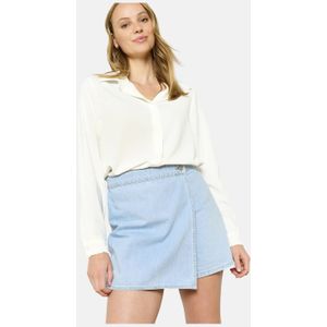 LOLALIZA denim skort light blue denim