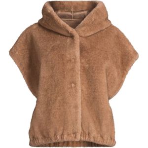 Studio AR - Olena - Faux Fur Jas - Bruin